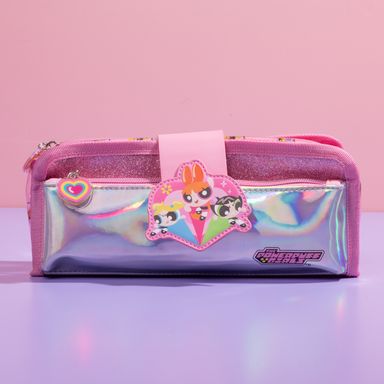 Cartuchera holográfica serie the powerpuff girl  -  Las Chicas Superpoderosas