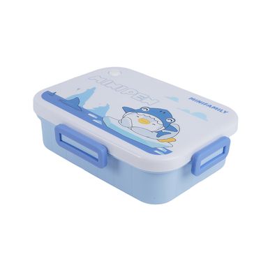 Contenedor mini pen bento box 3 compartimentos 1200 ml serie mini family -  Mini Family