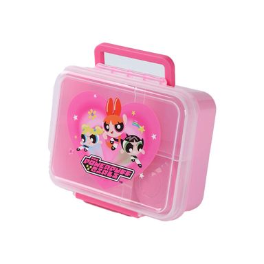 Taper para ensalada con asa las chicas super poderosas 1650 ml rosa -  Las Chicas Superpoderosas