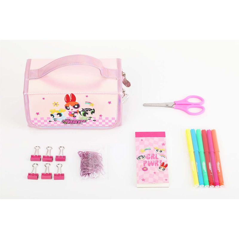 Set-de-escritorio-rotulador-x6-post-it-tijeras-clips-las-chicas-superpoderosas-Las-Chicas-Superpoderosas-1-27125