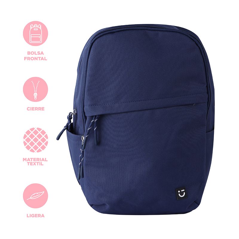 Mochila-escolar-miniso-cierre-inclinado-azul-marino-Miniso-3-27533