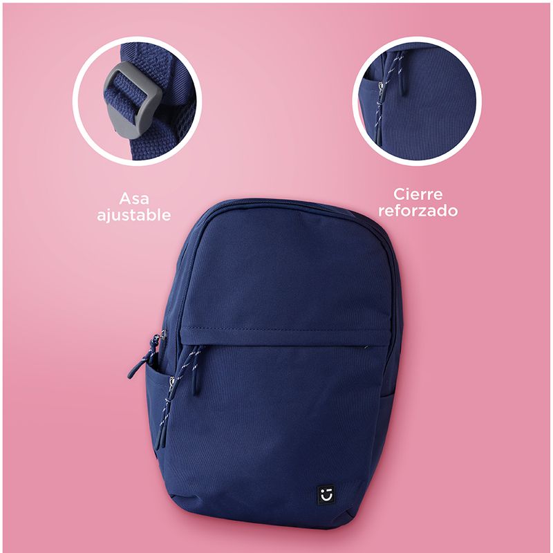 Mochila-escolar-miniso-cierre-inclinado-azul-marino-Miniso-5-27533