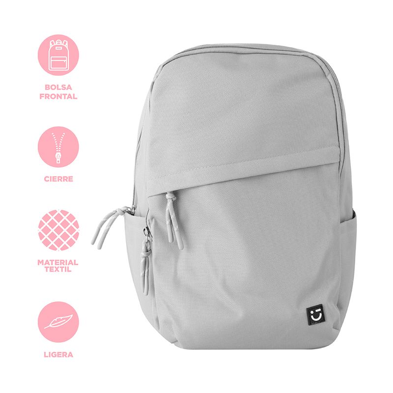 Mochila-escolar-miniso-cierre-inclinado-gris-Miniso-3-27535