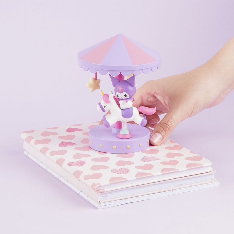 L-mpara-de-noche-led-carousel-kuromi-Sanrio-3-25556