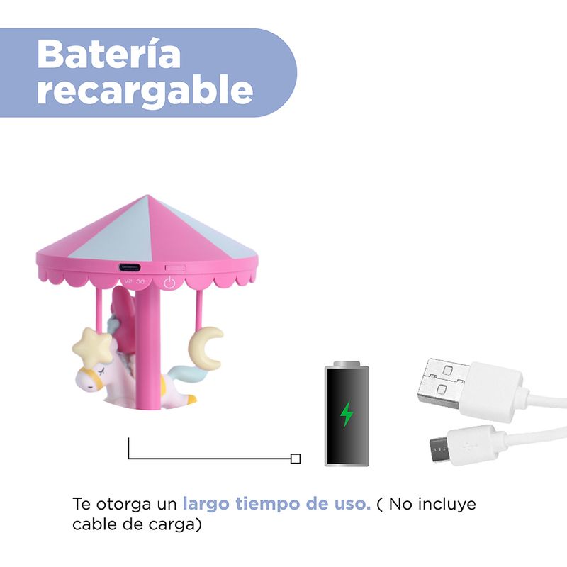 L-mpara-de-noche-led-carousel-my-melody-Sanrio-7-25558