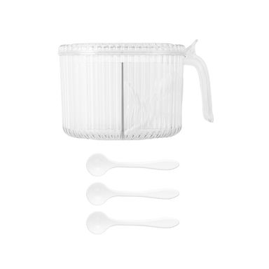 Caja de condimentos 4 compartimentos transparente serie miniso -  Miniso