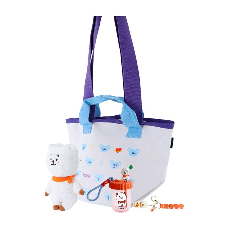 Peluche-Rj-18Cm-Bolso-De-Compras-Cintas-Color-Koya-Vaso-De-Plastico-Con-CorreaDe-520-Ml-Rj-Llavero-3D-Rj-BT21-1-26920
