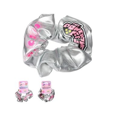 Liga scrunchie las chicas superpoderosas metalizada plateada -  Las Chicas Superpoderosas