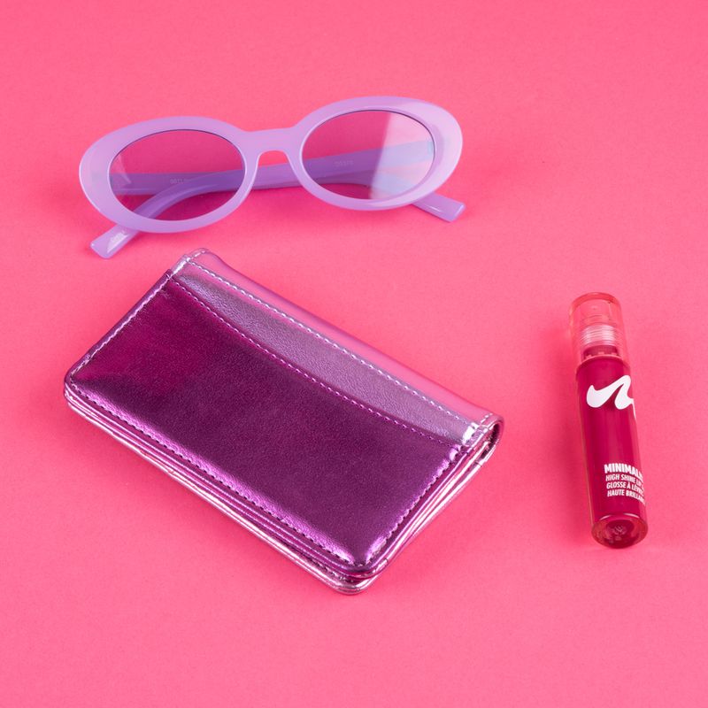 Cartera-para-mujer-metalica-rosa-Miniso-3-27421
