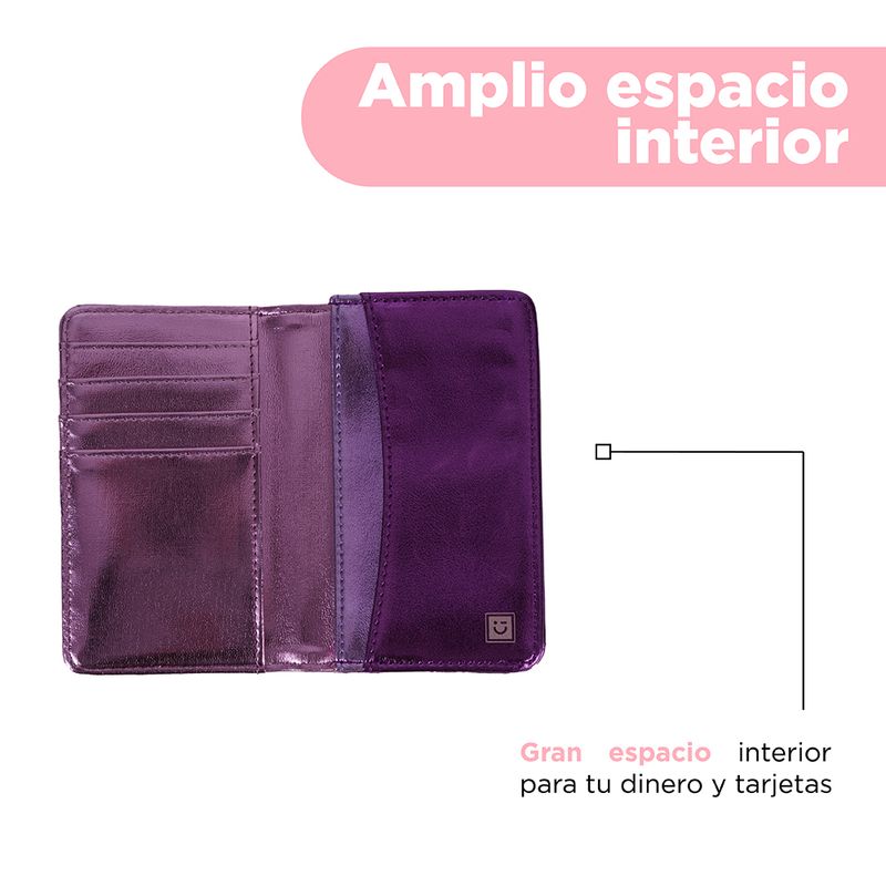 Cartera-para-mujer-metalica-rosa-Miniso-5-27421