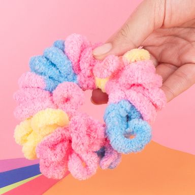 Set de ligas para cabello miniso curly colorido 2pzas. -  Miniso