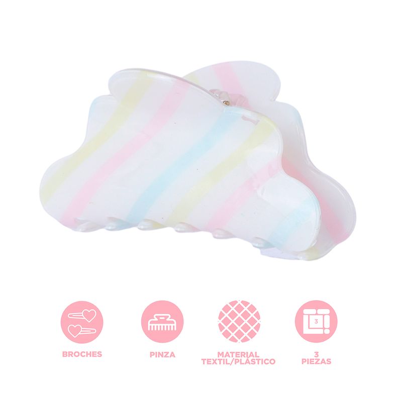 Set-de-broches-y-pinza-para-el-cabello-miniso-rayadas-3-pzas-Miniso-4-27443