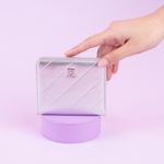 Cartera-corta-para-mujer-miniso-lineas-diagonal-en-relieve-palta-Miniso-2-27452