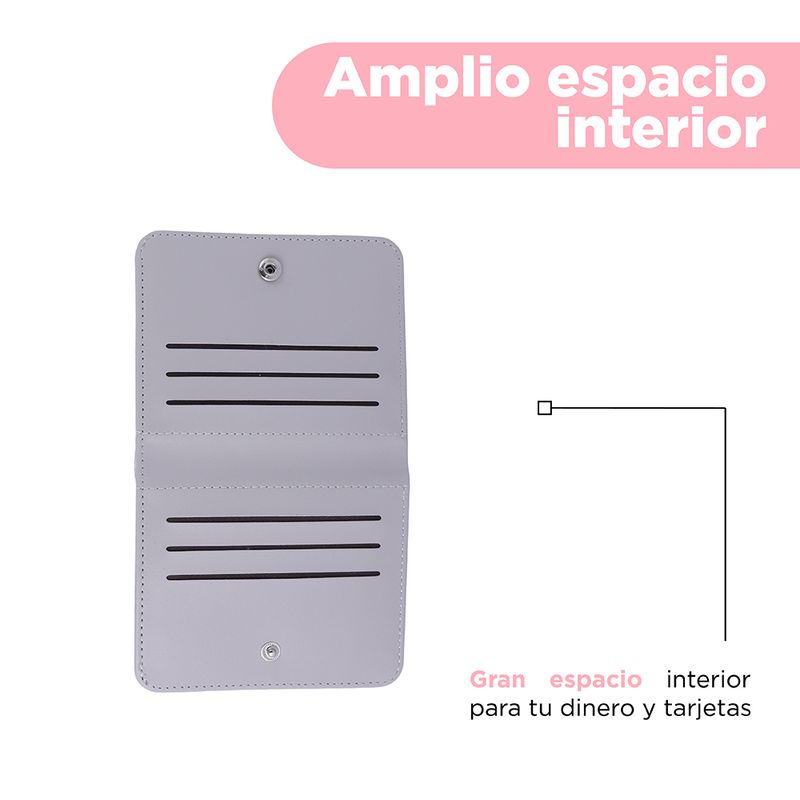 Cartera-corta-para-mujer-miniso-lineas-diagonal-en-relieve-palta-Miniso-5-27452