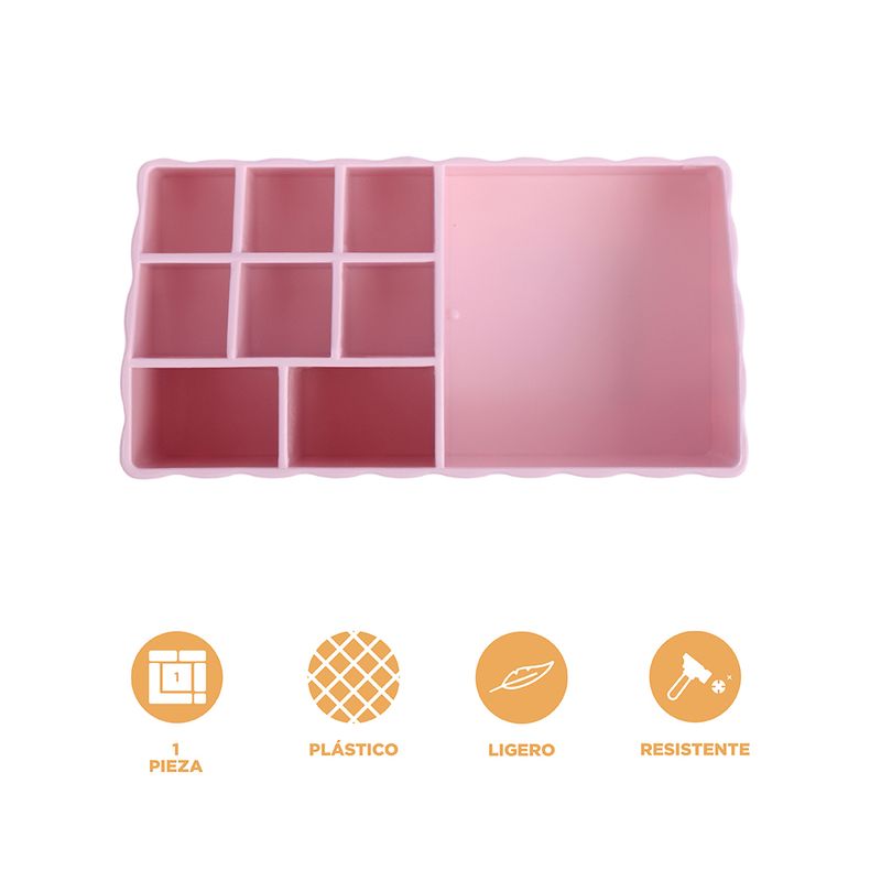 Organizador-de-pl-stico-de-maquillaje-serie-macaron-con-compartimentos-s-rosa-Miniso-3-27461