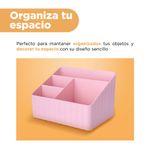 Organizador-de-pl-stico-de-4-compartimentos-macaron-series-para-escritorio-rosa-Miniso-4-27463
