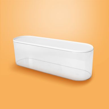 Organizador de plástico transparente sin tapa -  Miniso
