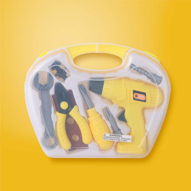 Set-para-jugar-caja-de-herramientas-amarilla-B-serie-miniso-Miniso-2-27483