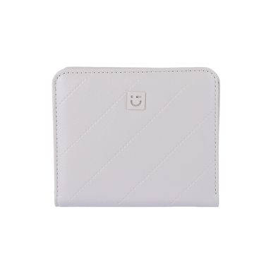 Cartera corta para mujer miniso lineas diagonal en relieve beige -  Miniso