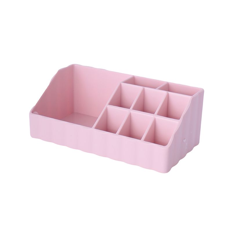 Organizador-de-pl-stico-de-maquillaje-serie-macaron-con-compartimentos-s-rosa-Miniso-1-27461