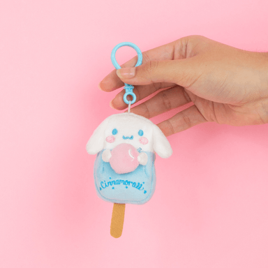 Llavero colgante de peluche de los personajes de sanrio ice lolly cinnamoroll 10cm - Sanrio