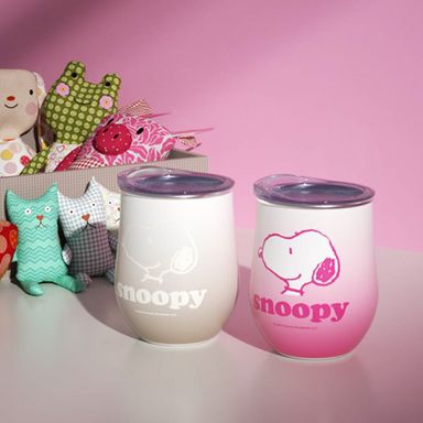 Tomatodo de acero colección snoopy 360 ml rosa -  Snoopy