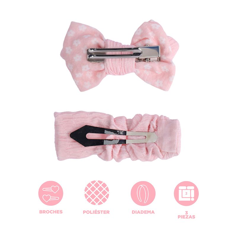 Set-de-vinchas-y-broches-para-cabello-miniso-flores-rosa-3pzas-Miniso-3-27436