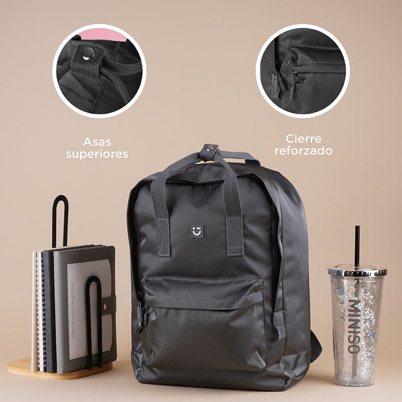 Mochila-escolar-miniso-rectangular-con-asa-azul-Miniso-6-27530