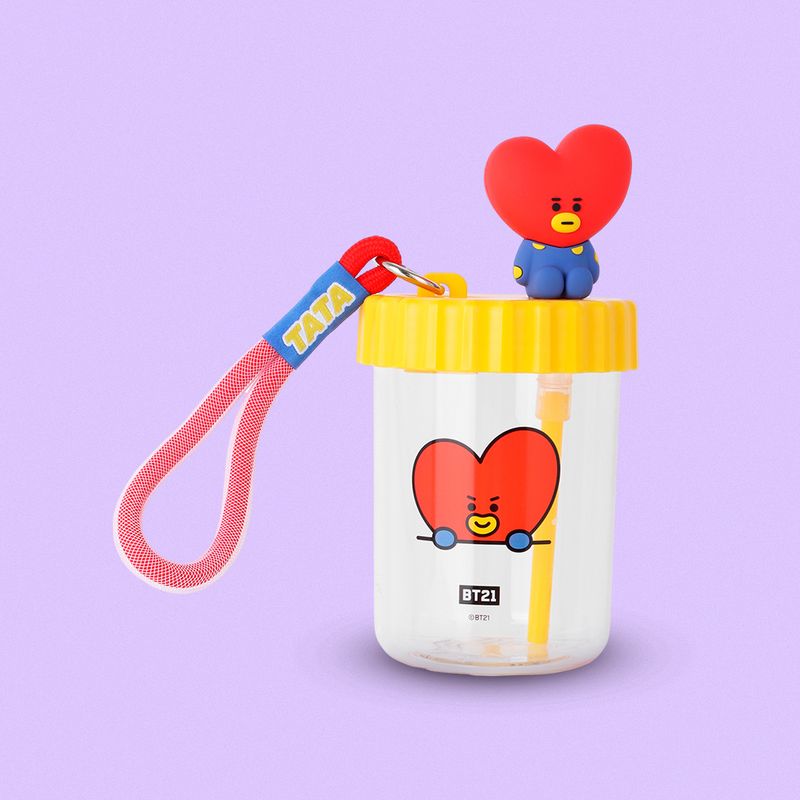 Tomatodo-de-pl-stico-con-decoraci-n-y-correa-bt21-collection-de-520-ml-tata-BT21-2-27059