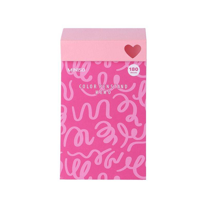 Bloc-de-notas-con-porta-lapiceros-linea-180-hojas-serie-rose-pink-Miniso-1-26767