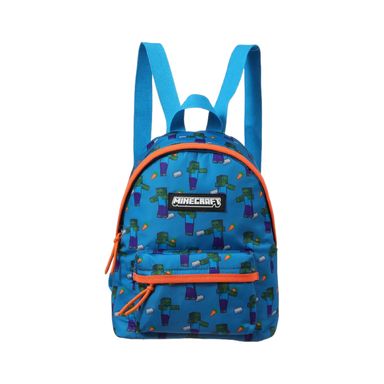 Mochila escolar minecraft estampado azul -  Minecraft