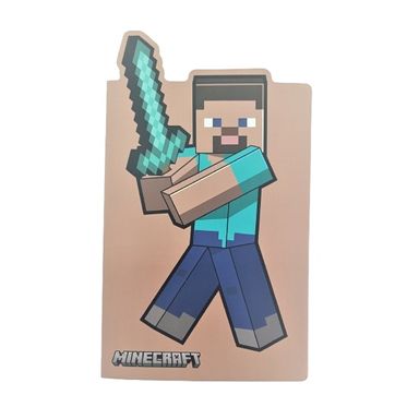 Cuaderno con puntadas 32 hojas 2 modelos surtidos serie minecraft -  Minecraft