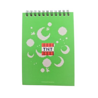 Cuaderno en relieve a 80 hojas serie minecraft -  Minecraft