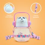 Botella-de-agua-con-correa-para-el-hombro-800-ml-panda-serie-wbb-color-rosa-We-Bare-Bears-6-27389