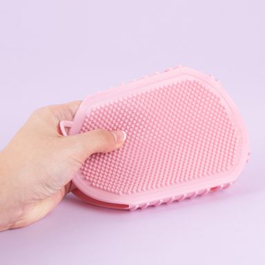Esponja de cuerpo de doble cara rosa serie miniso -  Miniso