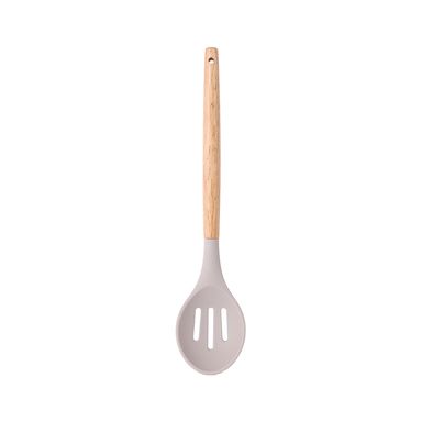 Utensilio de cocina cuchara ranurada serie silicona beige -  Miniso