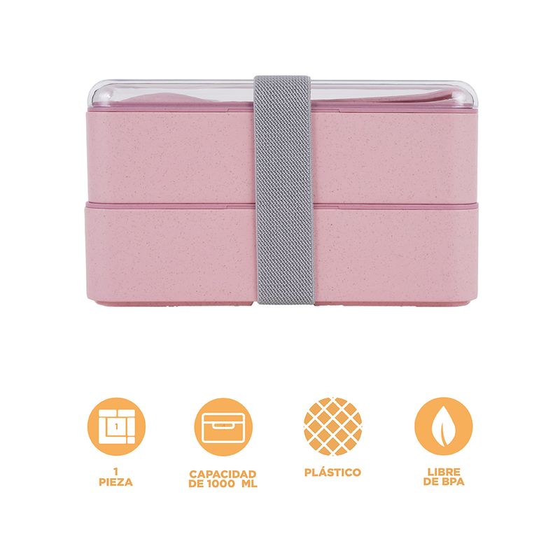 Taper-para-lunch-de-doble-capa-rosa-1000-ml-Miniso-4-7720
