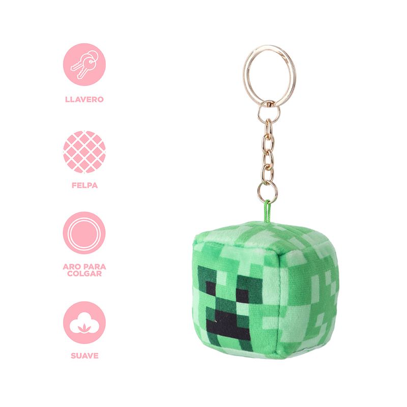 Llavero-de-peluche-creeper-serie-minecraft-Minecraft-3-27545