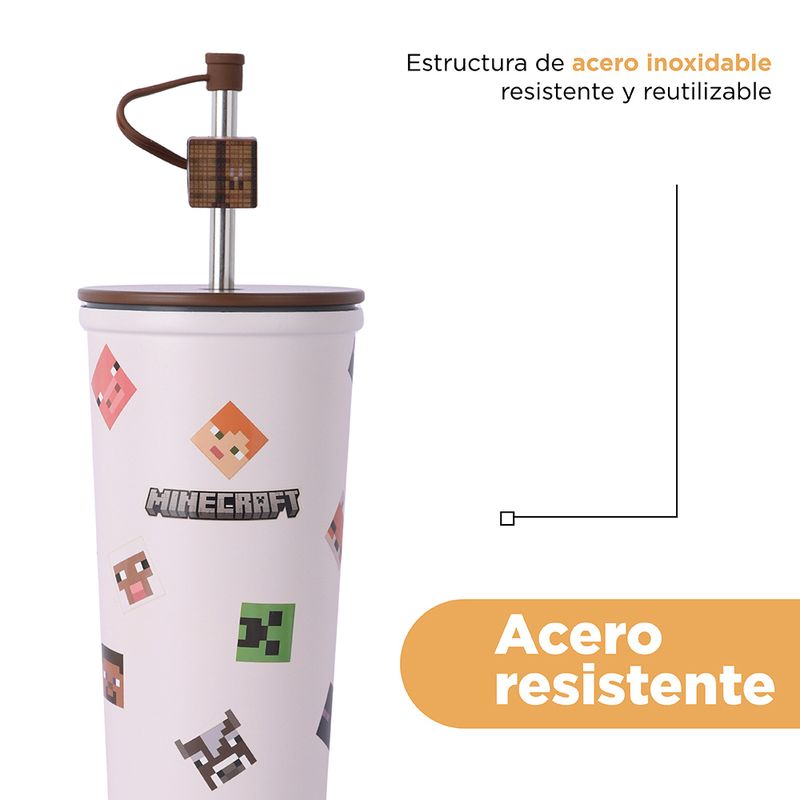 Tomatodo-de-acero-con-sorbete-de-minecraft-650-ml-blanca-Minecraft-6-27594