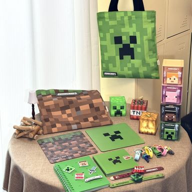 Bolso de compras minecraft estampa  verde -  Minecraft