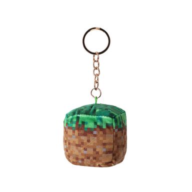 Llavero de felpa bloque de hierba serie minecraft -  Minecraft