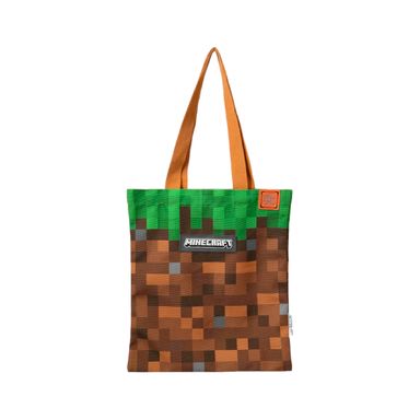Bolso de compras minecraft estampa café -  Minecraft