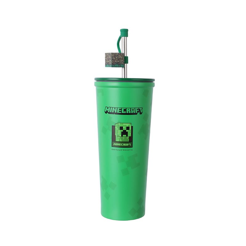 Tomatodo-de-acero-con-sorbete-de-minecraft-650-ml-verde-Minecraft-1-27595