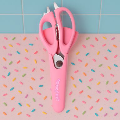 Tijeras de cocina multiusos serie mis pastelitos rosa -  Mis Pastelitos