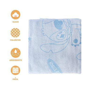 Toalla de baño de microfibra absorbente disney lilo & stitch 150cm x 80cm -  Stitch Dinner Party