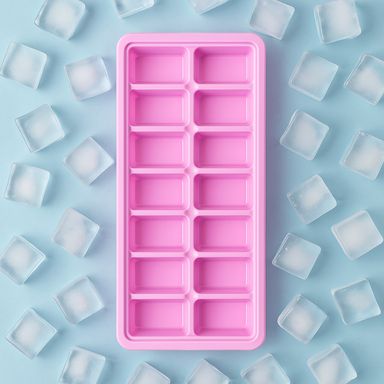 Molde para cubitos de hielo serie mis pastelitos 16 cubitos * 2 bandejas púrpura -  Mis Pastelitos