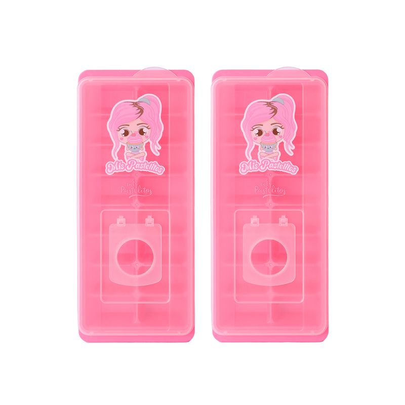 Molde-para-cubitos-de-hielo-serie-mis-pastelitos-16-cubitos-2-bandejas-rosa-Mis-Pastelitos-1-27868