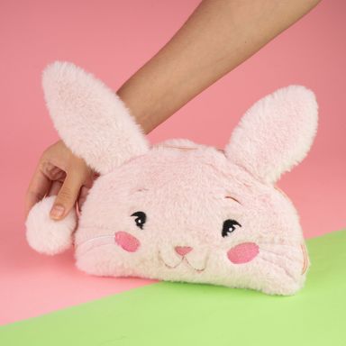 Cartuchera conejo peluche 23x15.5cm serie easter 2023 -  Miniso