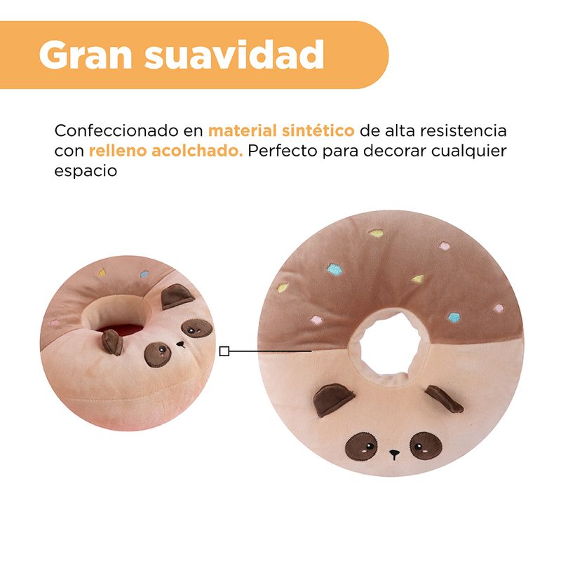 Peluche-panda-breakfast-dona-marr-n-serie-mini-family-Miniso-5-27254