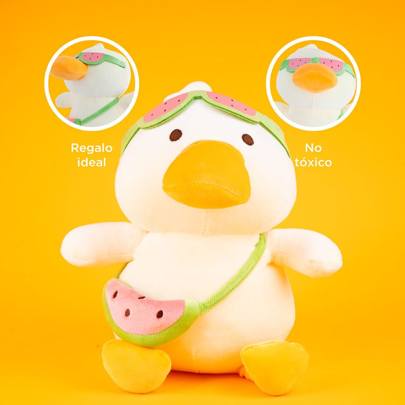 Peluche-serie-playa-pato-buceador-sandia-serie-miniso-Miniso-6-27259